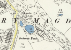 1897 Mapping showing location of Bohemia Farm